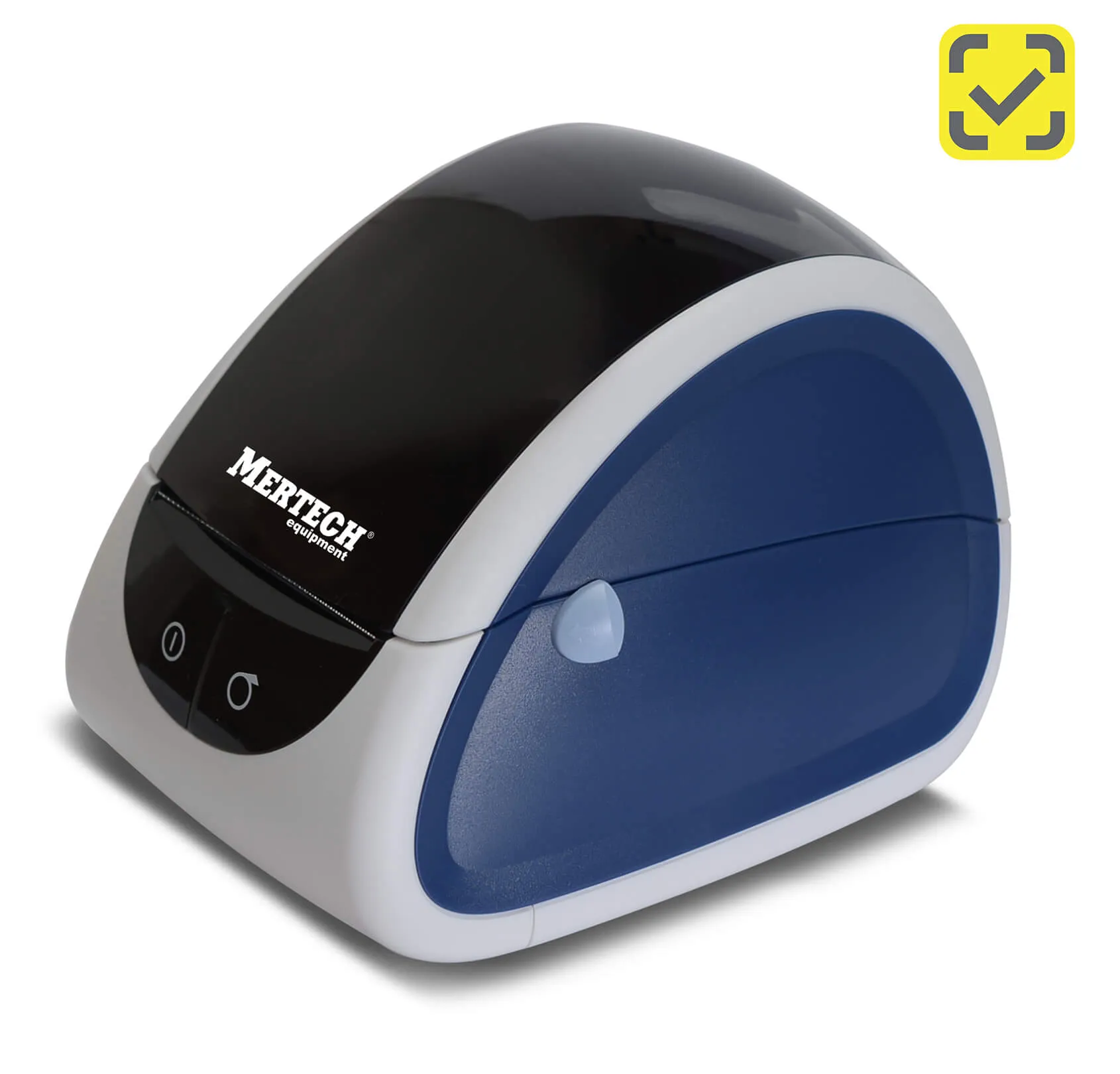 Принтер этикеток MPRINT LP80 EVA (RS232, USB) бело-синий