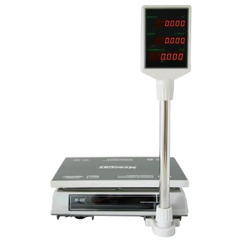 весы торговые m-er 326 acp-32.5 с акб led slim