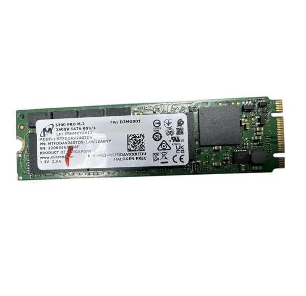 Диск 240Gb M.2 SATA Micron MTFDDAV240TDS (67033)