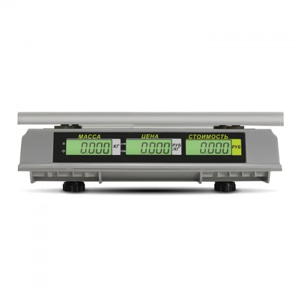 весы торговые m-er 326 ac -32.5 с акб без стойки lcd slim