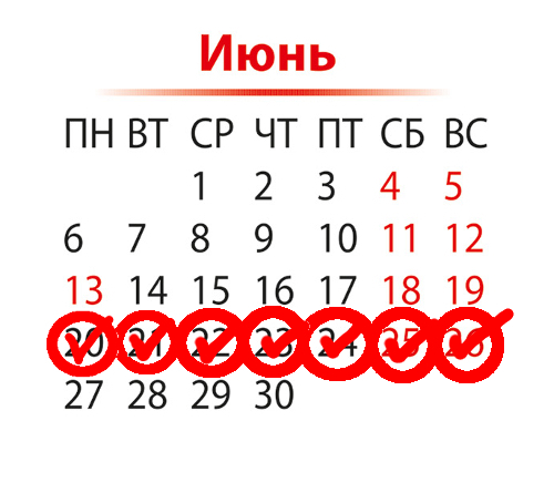 7 день акции
