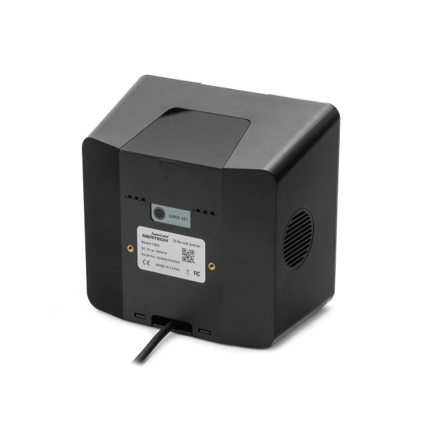 стационарный сканер штрих кода mertech 7800 ai 2core p2d usb, usb эмуляция rs232 black